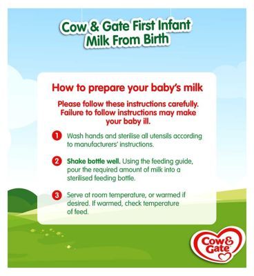 Cow &amp;amp; Gate First Infant Milk 1-Litre