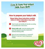 Cow &amp;amp; Gate First Infant Milk Starter Pack from Birth 6 x 70ml