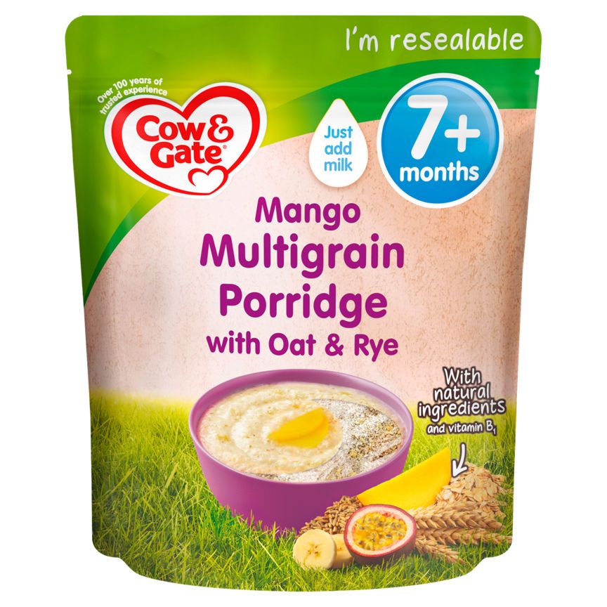 Cow &amp;amp; Gate Mango Multigrain Porridge Baby Cereal&amp;nbsp;7+ Months