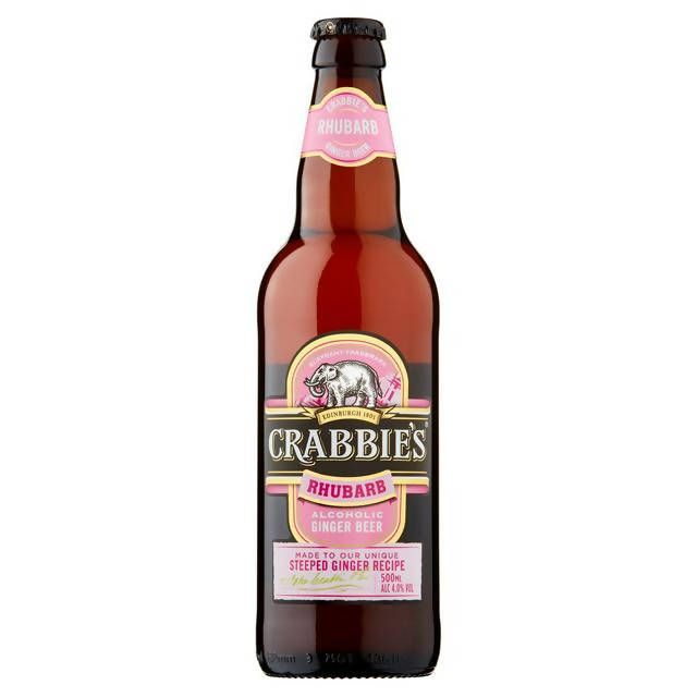 Crabbie's Rhubarb Alcoholic Ginger Beer 500ml