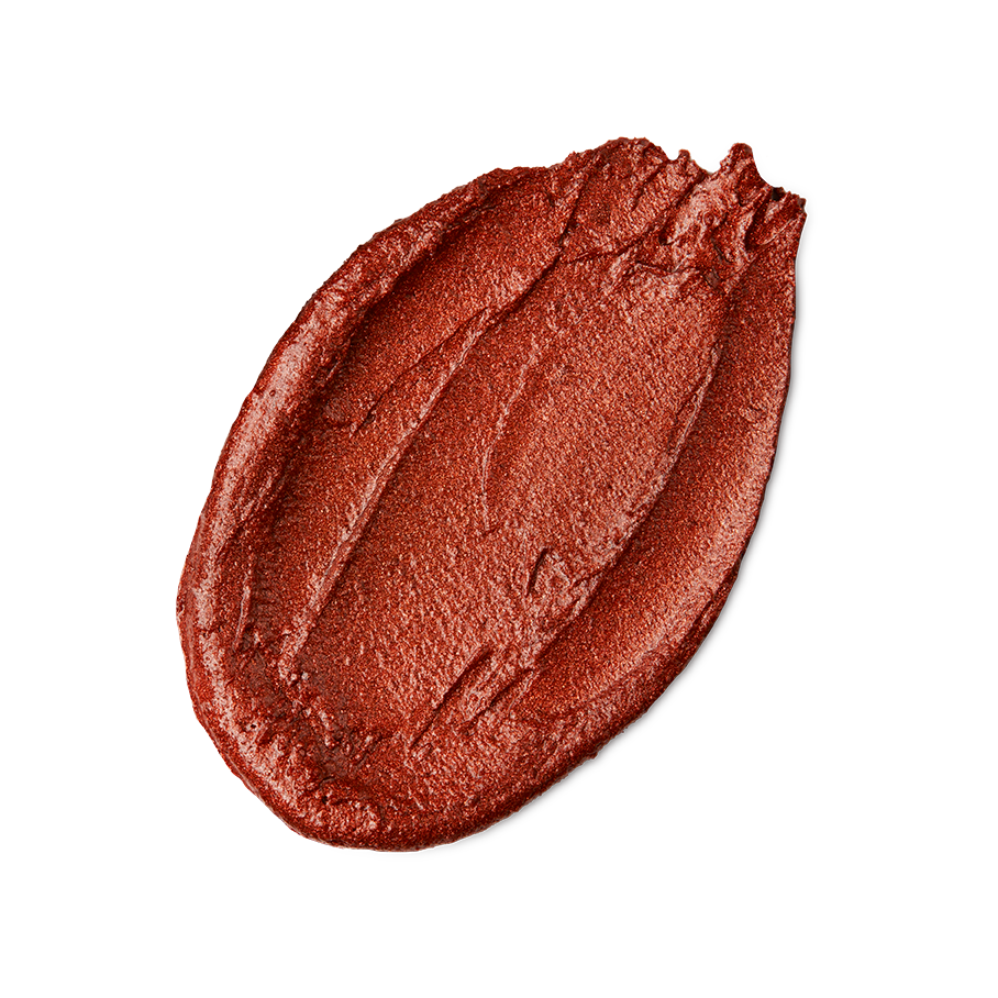 Lush Crackled Copper lip cream with copper shimmer (British brand)