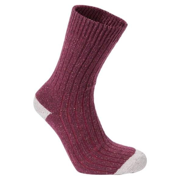 Craghoppers Adults Nevis Walking Socks (3-5) Wild Berry