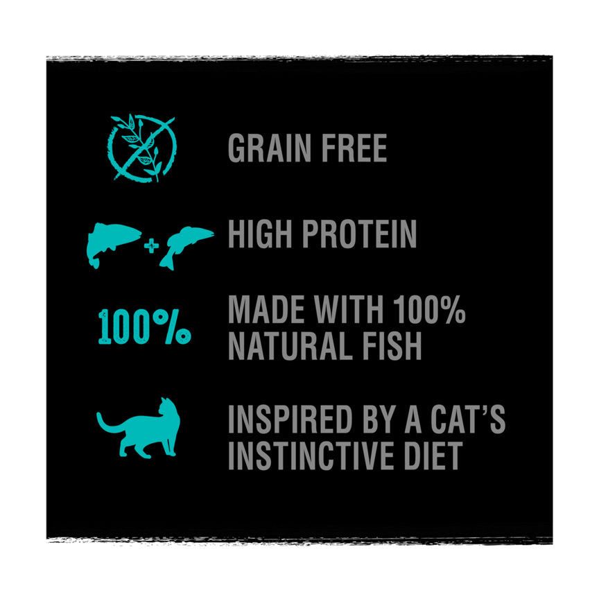 Crave Natural Grain Free Adult Dry Cat Food Salmon &amp;amp; Whitefish