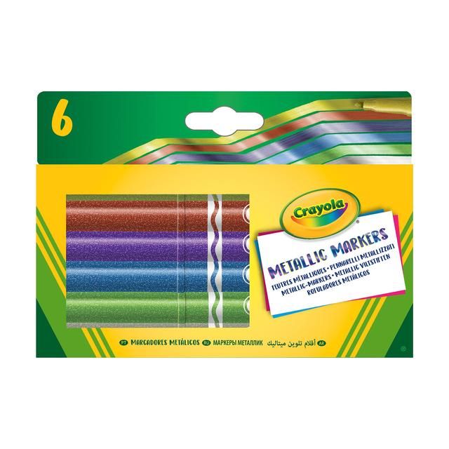 Crayola 6 Metallic Markers