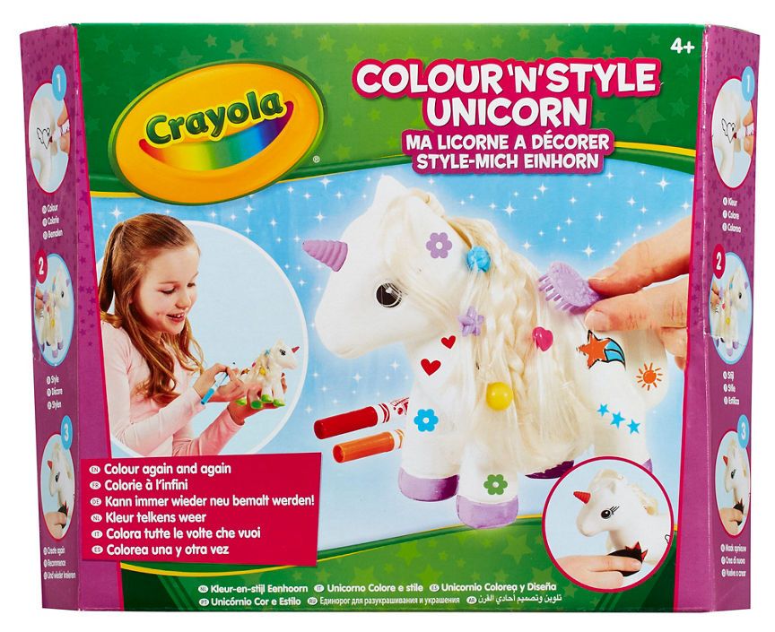 Crayola The Colour & Style Unicorn ( Age 4+ Years)