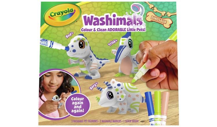 Crayola Washimals Dinosaur Playset - Pack of 3