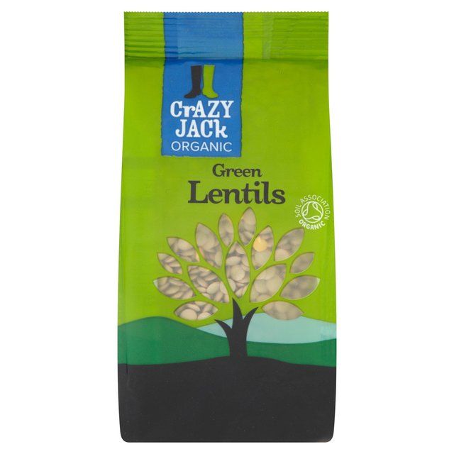 Crazy Jack Organic Green Lentils   250g