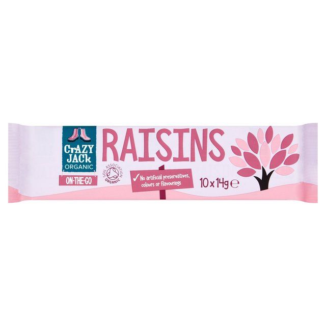 Crazy Jack Organic Mini Snack Raisins