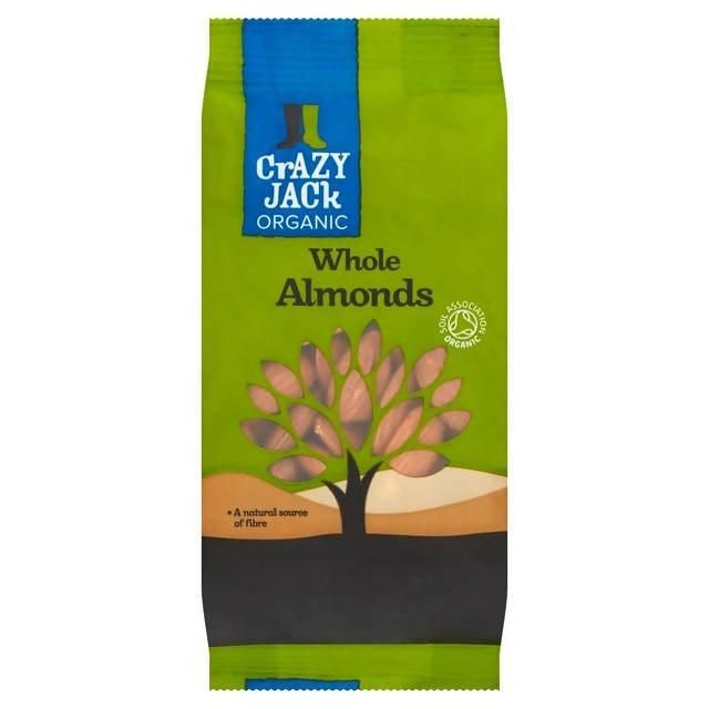 Crazy Jack Whole Almonds, Organic 100g