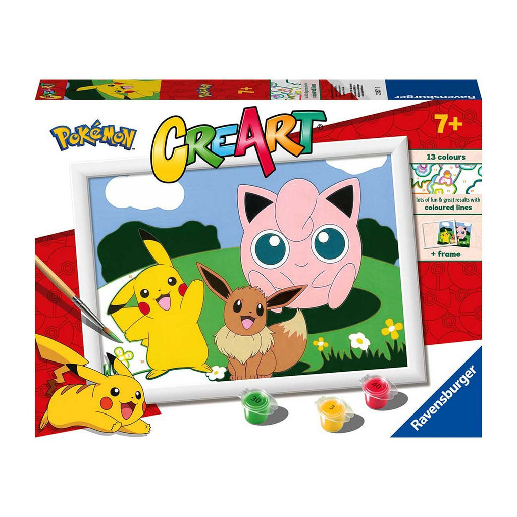 Creart Paint by Numbers Pokemon Classics