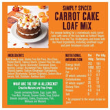 Creative Nature Carrot Cake Loaf Mix