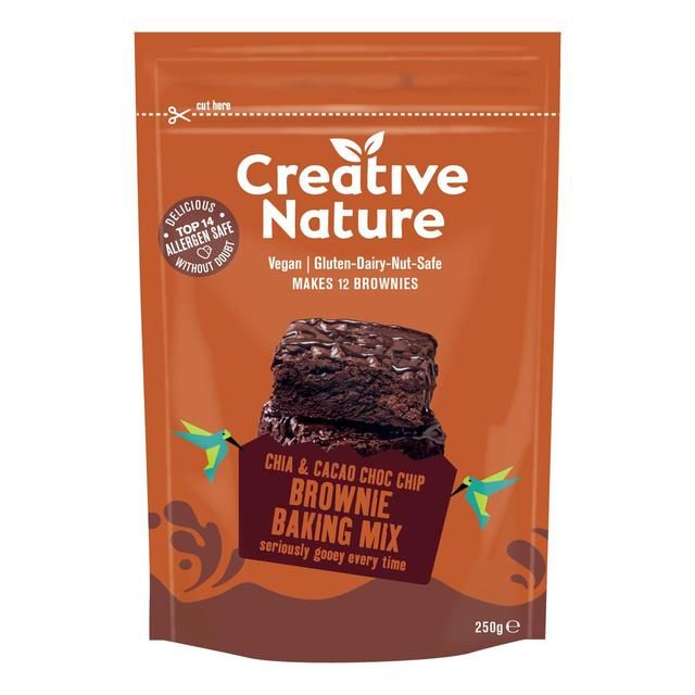 Creative Nature Chia &amp;amp; Cacao Choc Chip Brownie Baking Mix