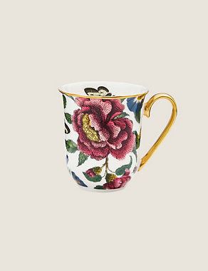 Creatures of Curiousity Floral Mug