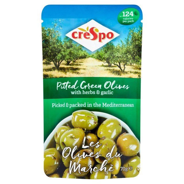 Crespo Olives Green Herbs &amp;amp; Garlic Default Title