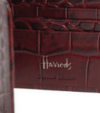 Croc-Embossed Leather Wembley Wallet