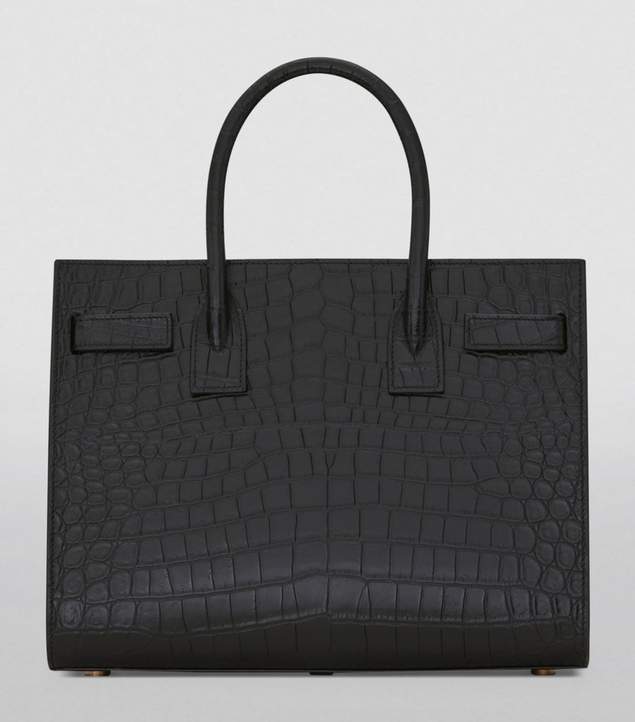 Croc-Embossed Sac de Jour