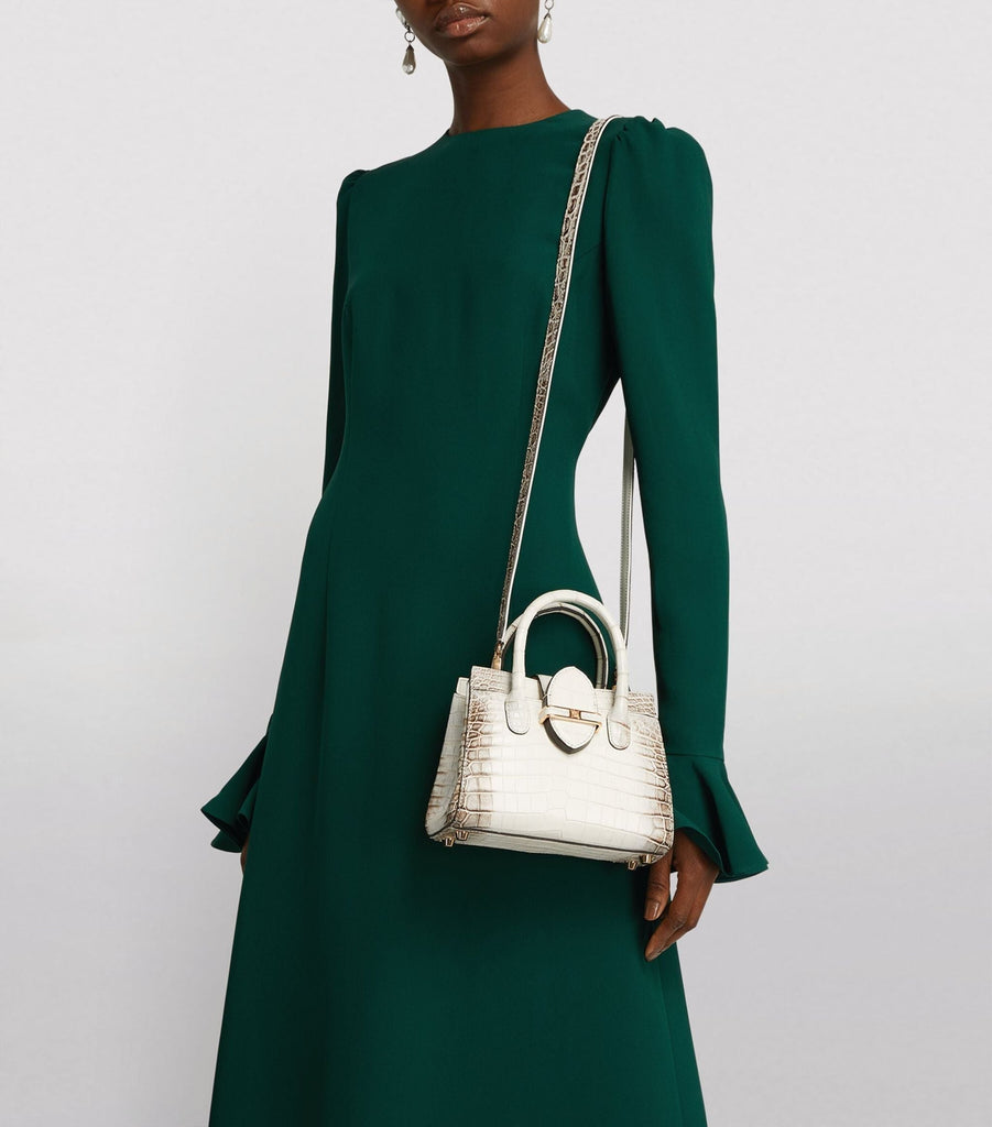 Crocodile Margot Top-Handle Bag