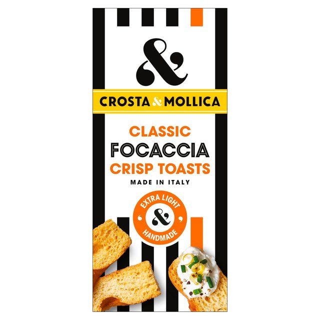 Crosta &amp;amp; Mollica Classic Focaccia Crisp Toasts Default Title