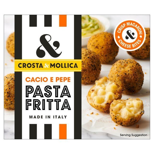 Crosta & Mollica Frozen Pasta Fritta Cacio Pepe   225g