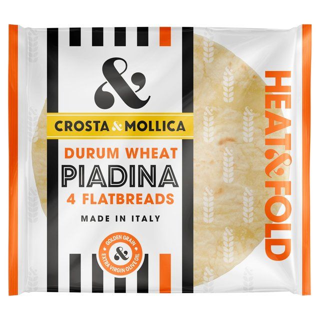 Crosta & Mollica Piadina Flatbreads Durum Wheat   300g