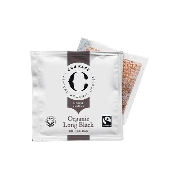 CRU Kafe Organic Long Black Coffee 10 Bags