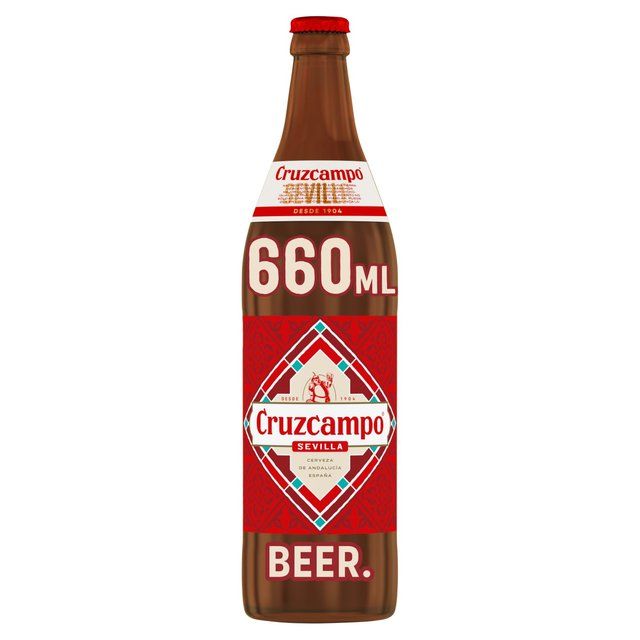 Cruzcampo Lager Beer Single Bottle   660ml