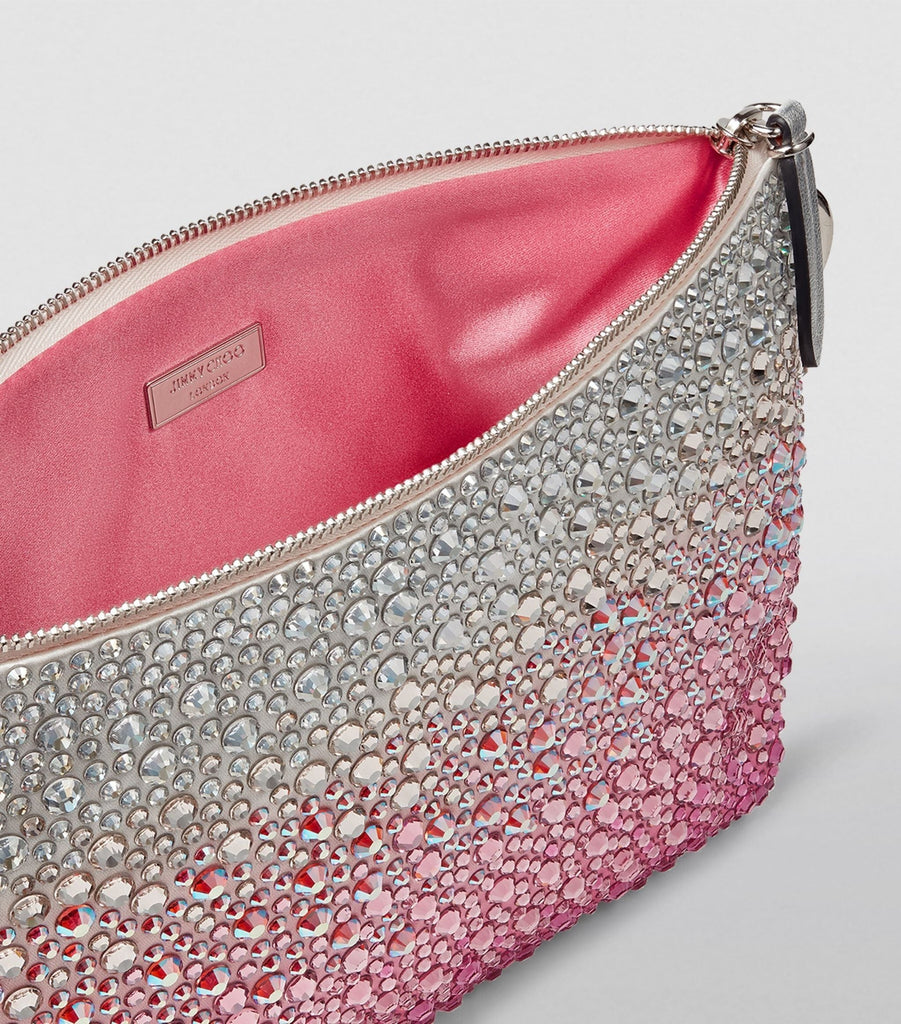 Crystal-Embellished Callie Clutch Bag