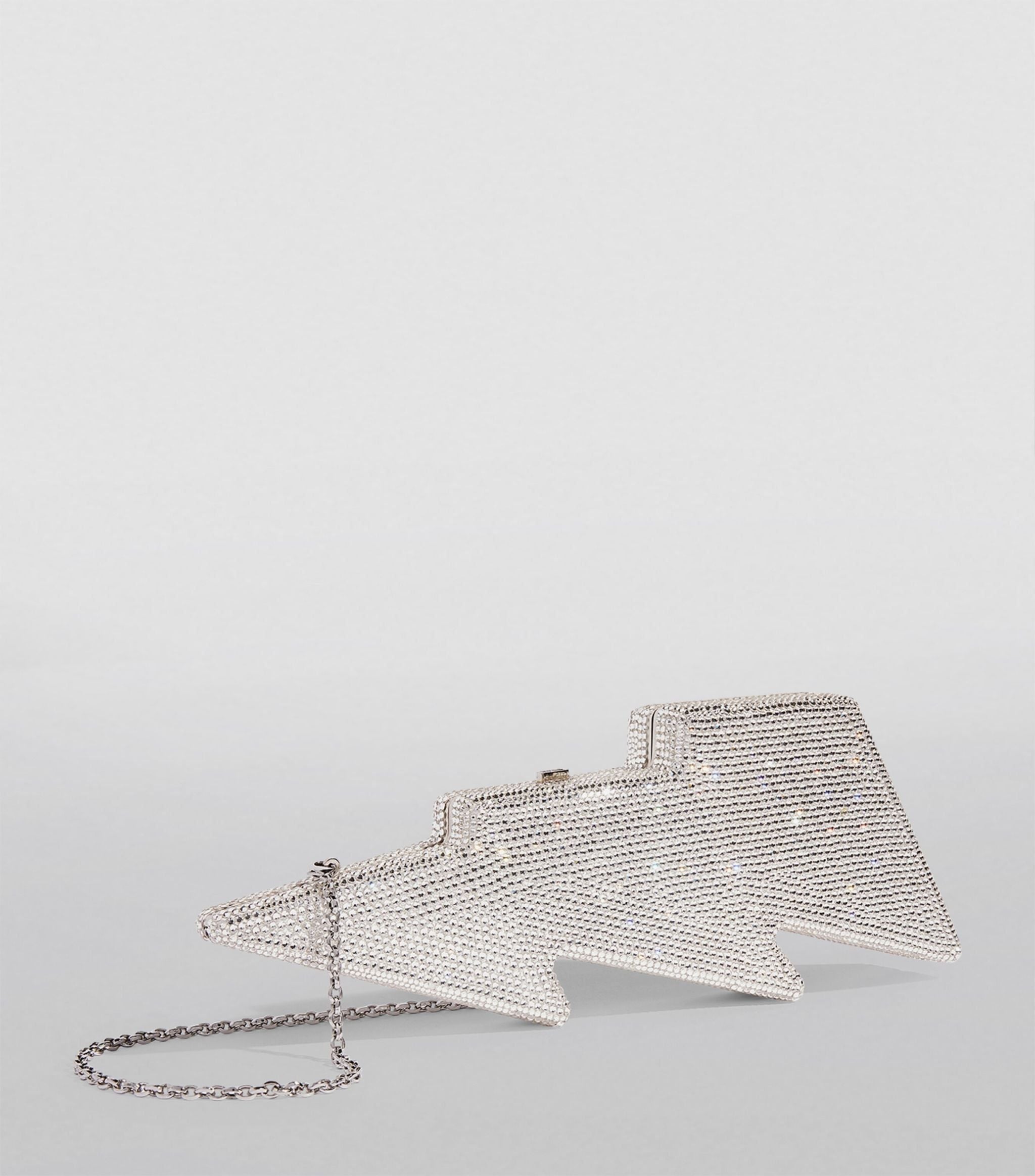 Crystal Embellished Kylie&amp;rsquo;s Lightning Clutch Bag