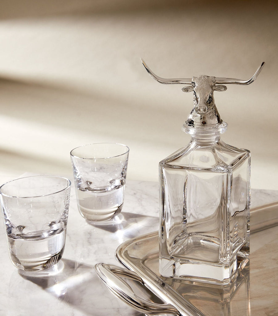 Crystal Longhorn Bull Decanter (650ml)