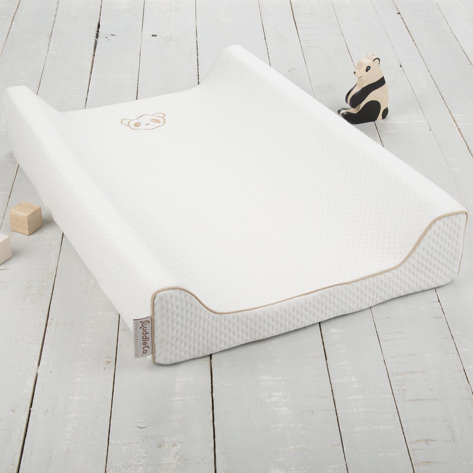 CuddleCo bamboo changing mat Natural 70cm, imported from the UK