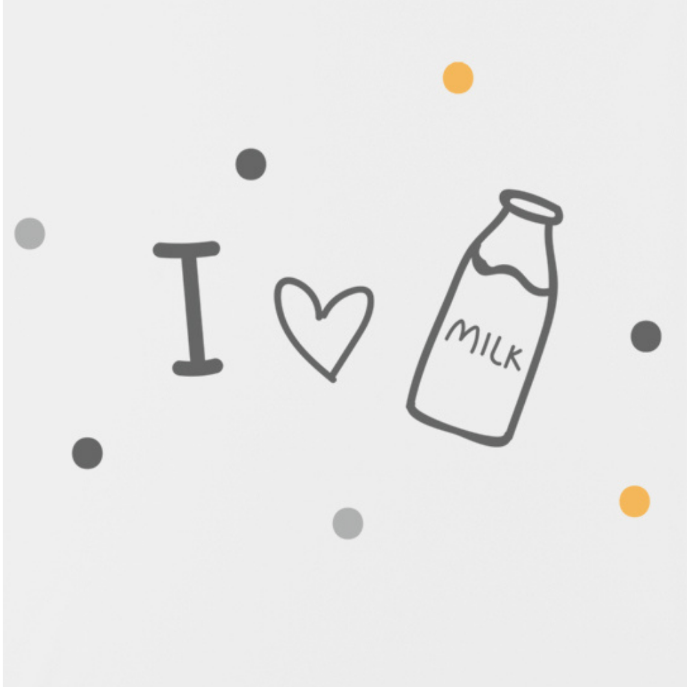 CuddleCo changing mat I Love Milk 47x77cm, UK version