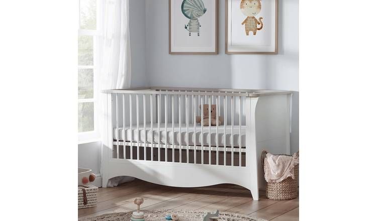 Cuddleco Clara 2 Piece Nursery Furniture Set - Ash &amp;amp; White