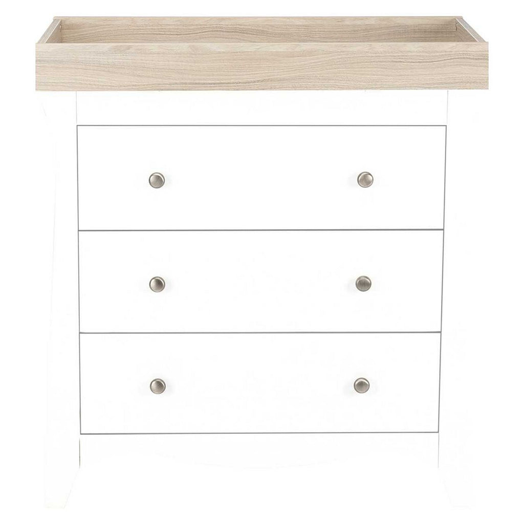 CuddleCo Clara 3 Drawer Dresser & Changer Driftwood Ash