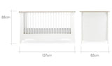 Cuddleco Clara 3 Piece Nursery Furniture Set - Ash &amp;amp; White