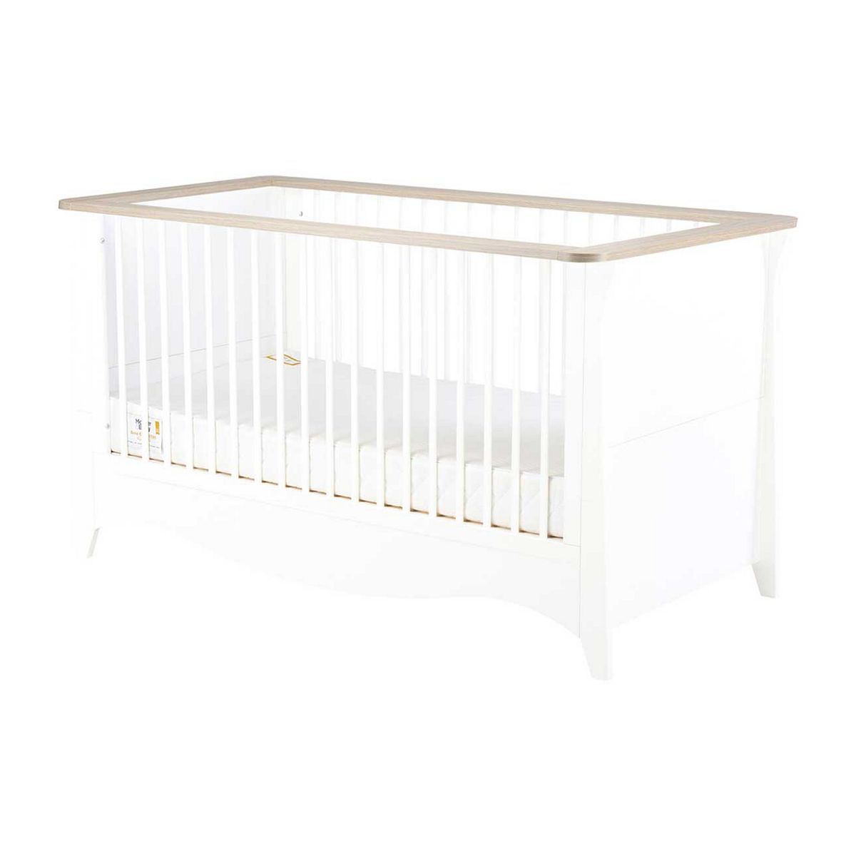 CuddleCo Clara Cot Bed Driftwood Ash