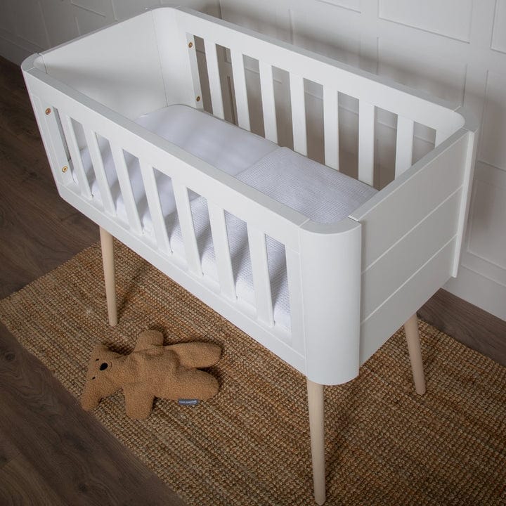 CuddleCo Little Me hypoallergenic bamboo crib mattress 89x38cm (British brand)