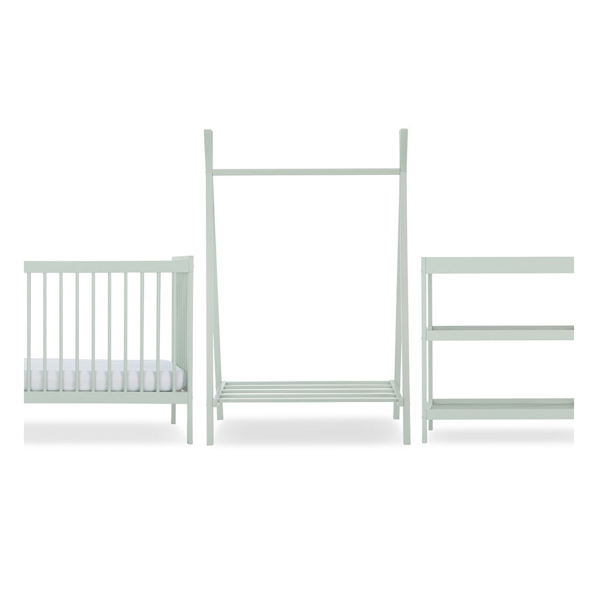 CuddleCo Nola 3 Piece Nursery Furniture Set - Sage Green