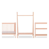 CuddleCo Nola 3 Piece Nursery Furniture Set - Soft Blush Blue