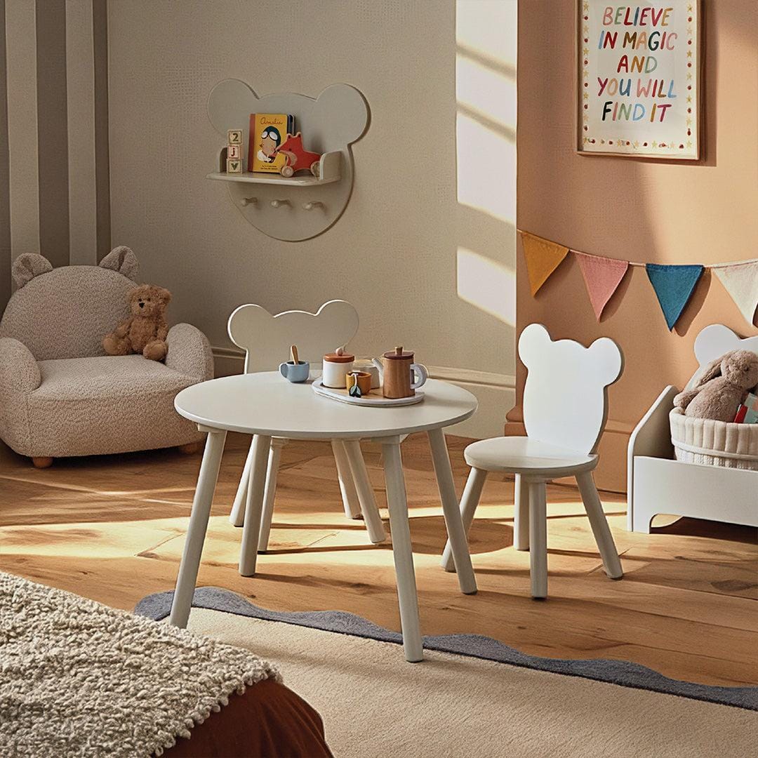 CuddleCo Bear Play House Table with Chairs Pebble kids furniture - British product