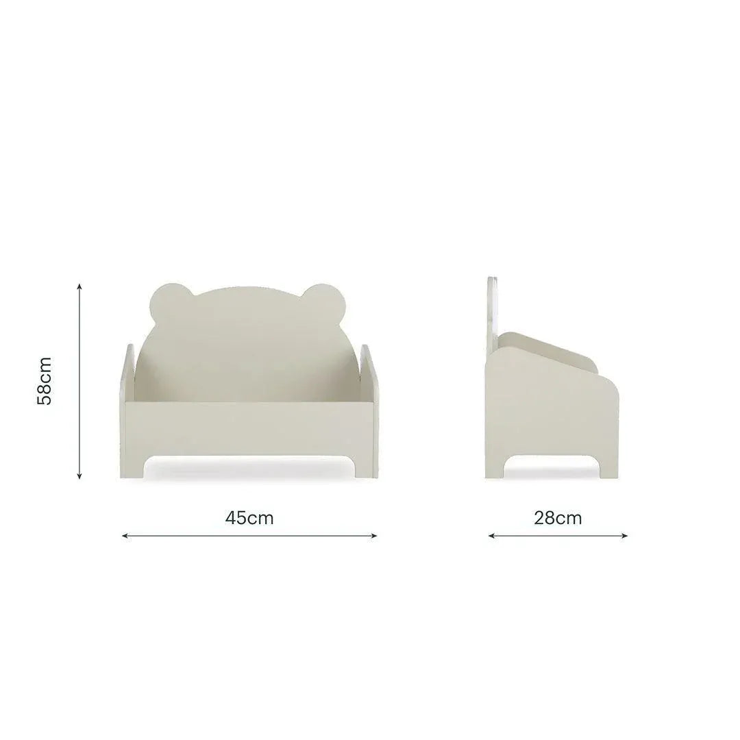 CuddleCo bear book storage in Pebble, imported from the UK