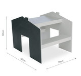 CuddleCo children's play desk Pebble with two benches (British brand)