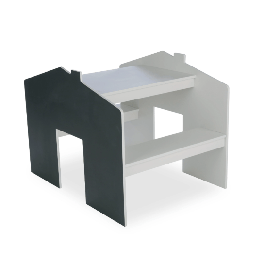 CuddleCo children's play desk Pebble with two benches (British brand)