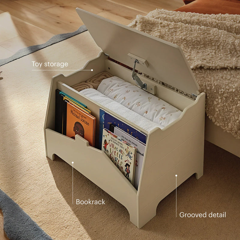 CuddleCo play house storage box Pebble - British product