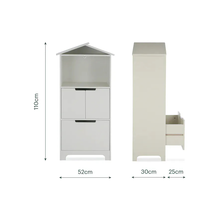 CuddleCo play house storage unit in Pebble, imported from the UK