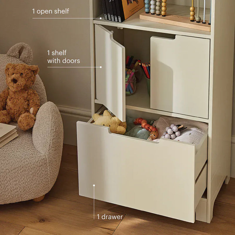 CuddleCo play house storage unit in Pebble, imported from the UK
