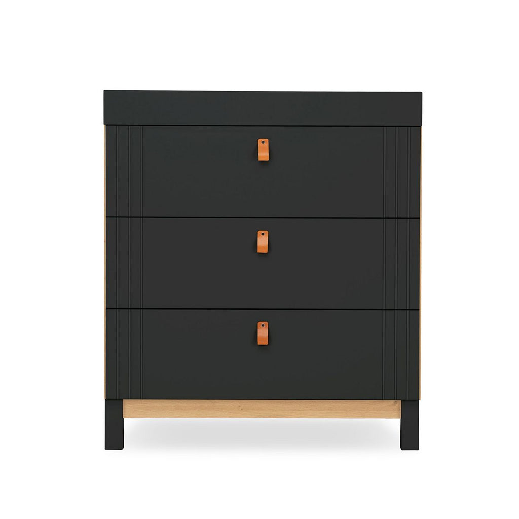 CuddleCo Rafi Dresser Changer - Oak and Black