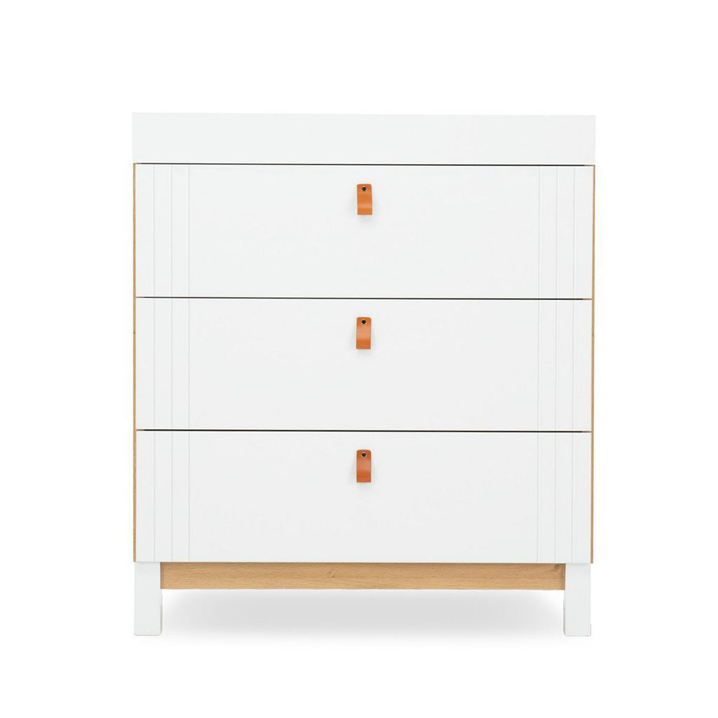 CuddleCo Rafi Dresser Changer - Oak and White