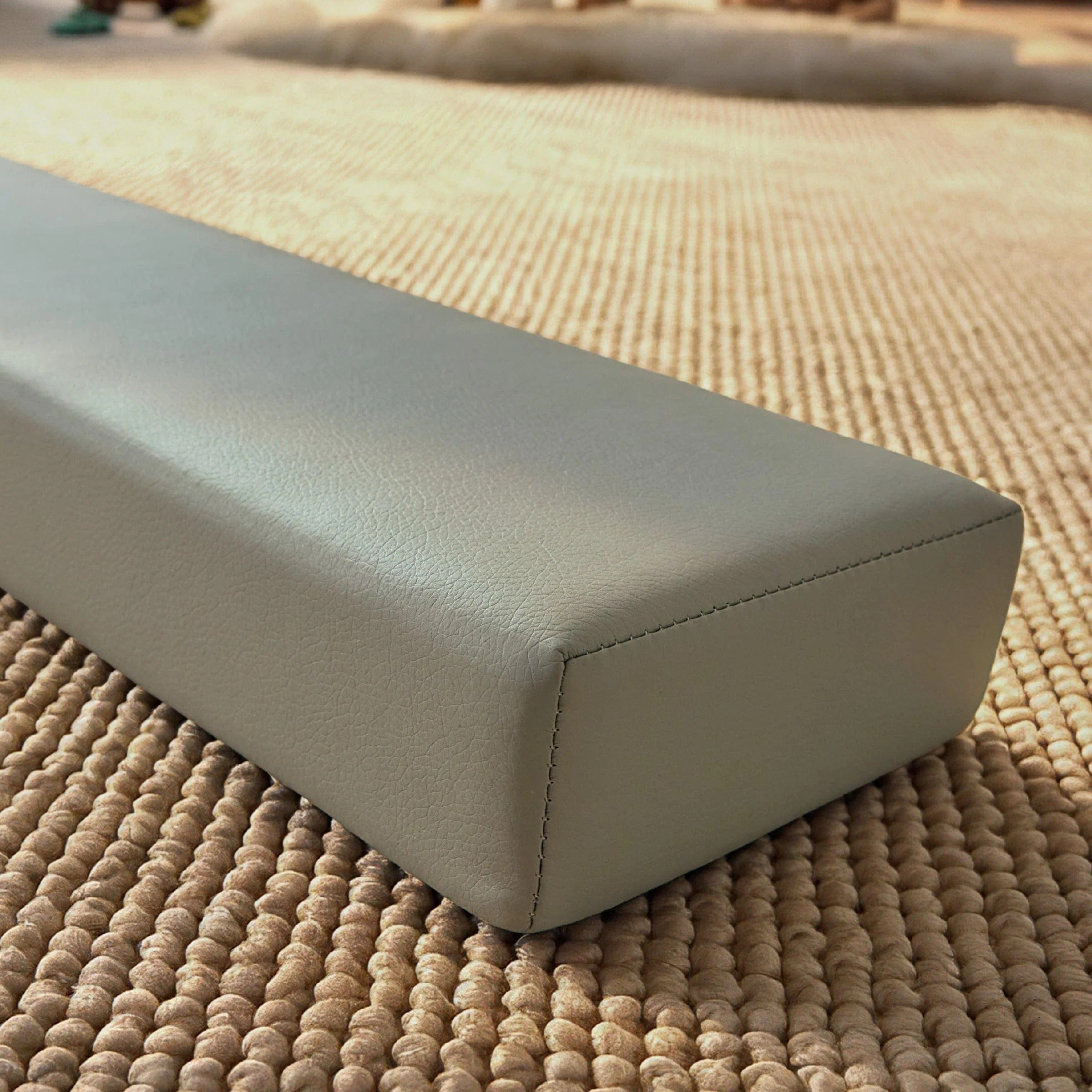 CuddleCo soft play balance beam in Sea Salt - British product