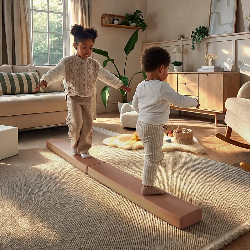 CuddleCo soft play balance beam Tuscany 182cm, imported from the UK
