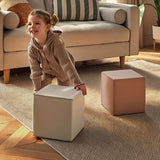 CuddleCo soft play cubes 2-piece in Tuscany and Pebble, UK version